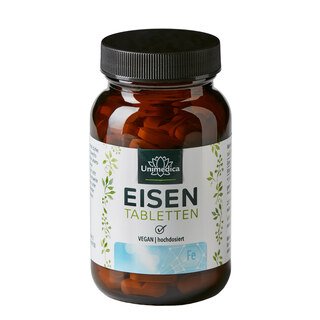 Vas-biszglicinát - 40 mg vas és 40 mg C-vitamin napi adagonként (1 tabletta) - nagy adag - 120 tabletta