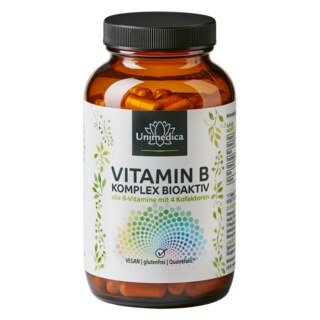 B-vitamin komplex - Bioaktív - 4 kofaktorral - 180 kapszula