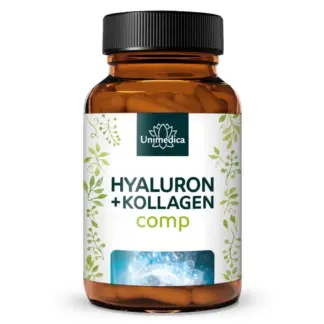 Hyaluronan + Kollagén Komplex - bambuszból származó szilíciummal, vitaminokkal és ásványi anyagokkal - 180 kapszula